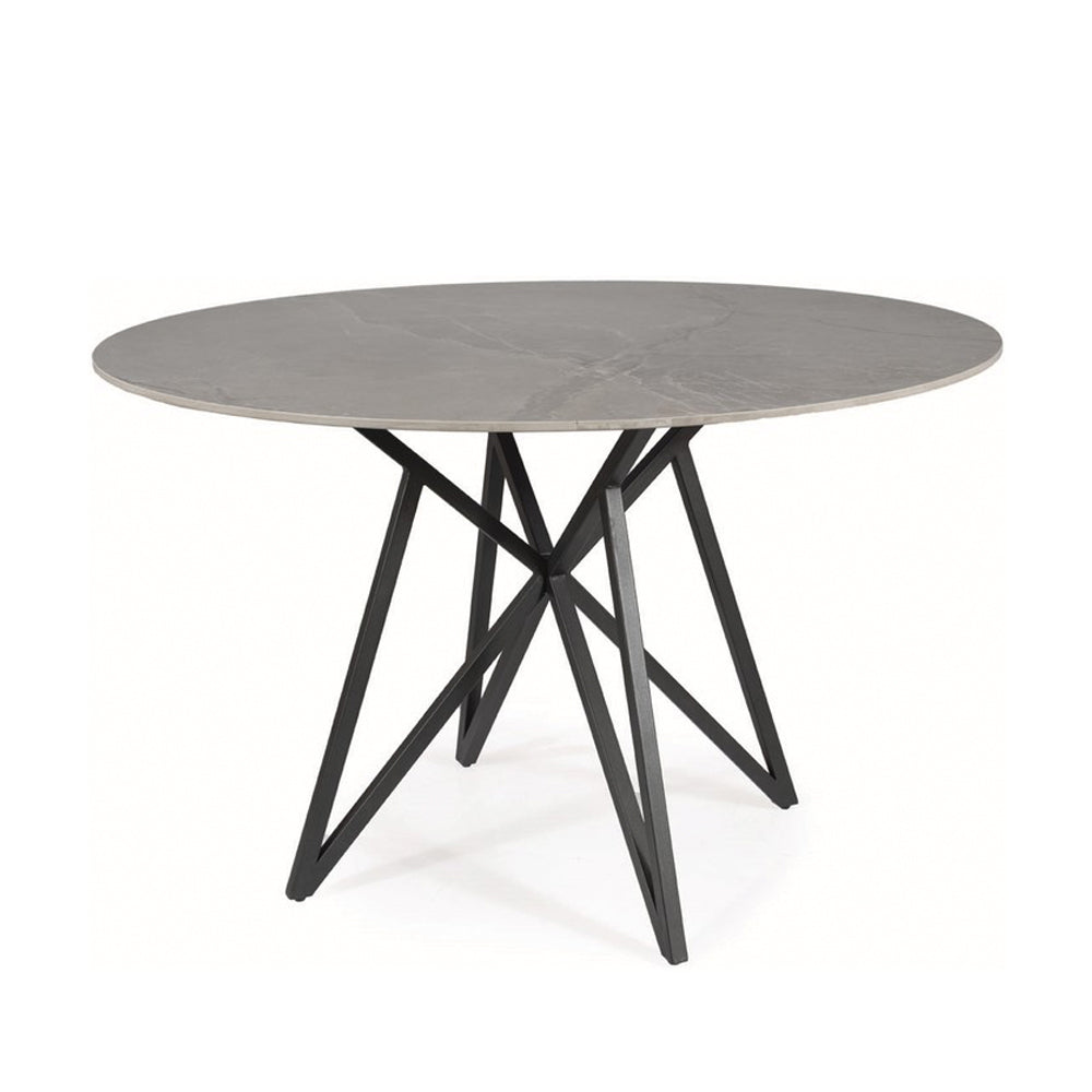 Table Aria - Céramique - gris mat - 130 x 70 cm