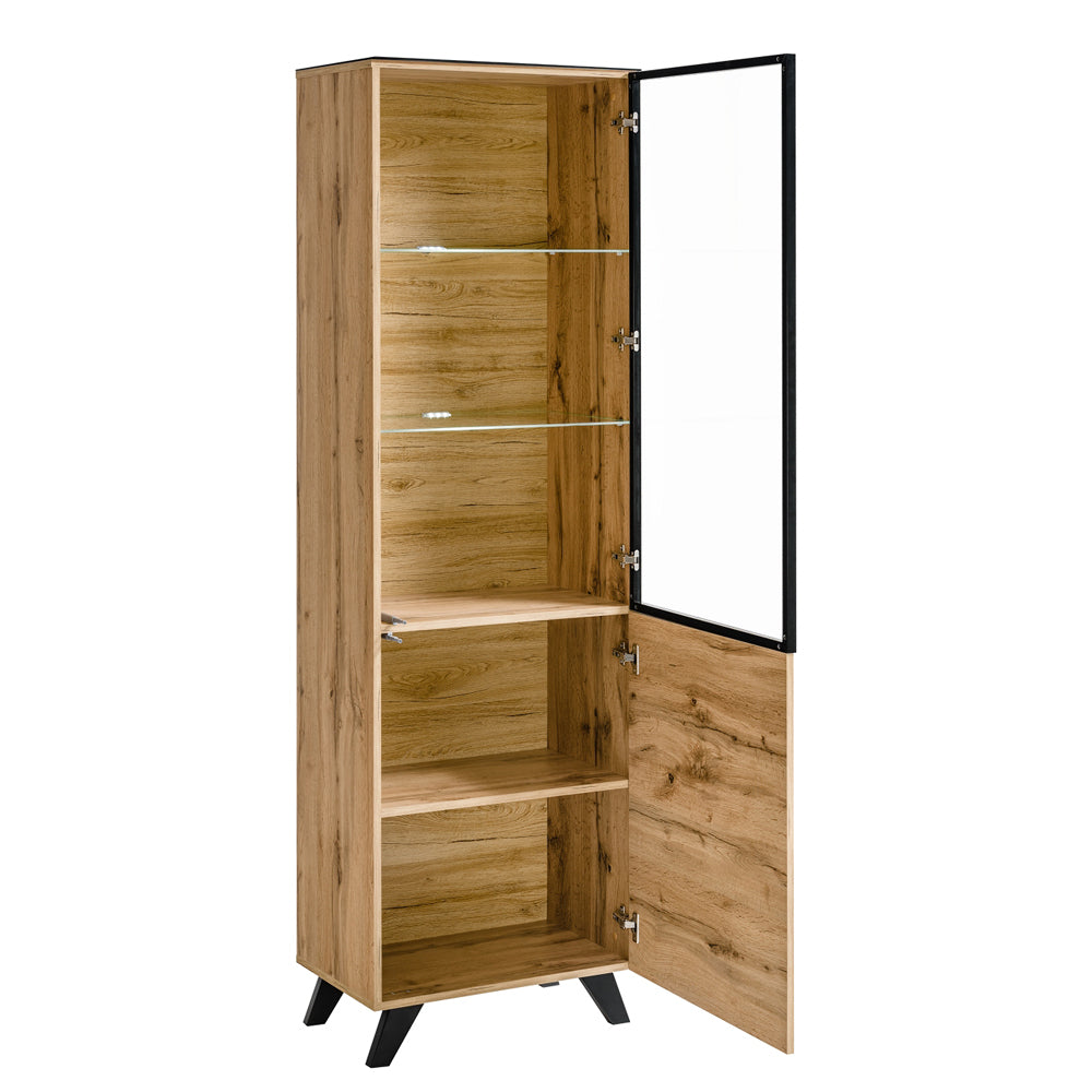 Armoire haute - Ralph - bois et noir