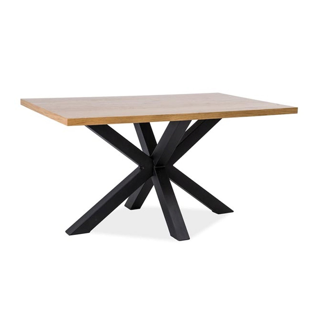 Table Fox - placage chêne - 180 x 90 x 79,5 cm