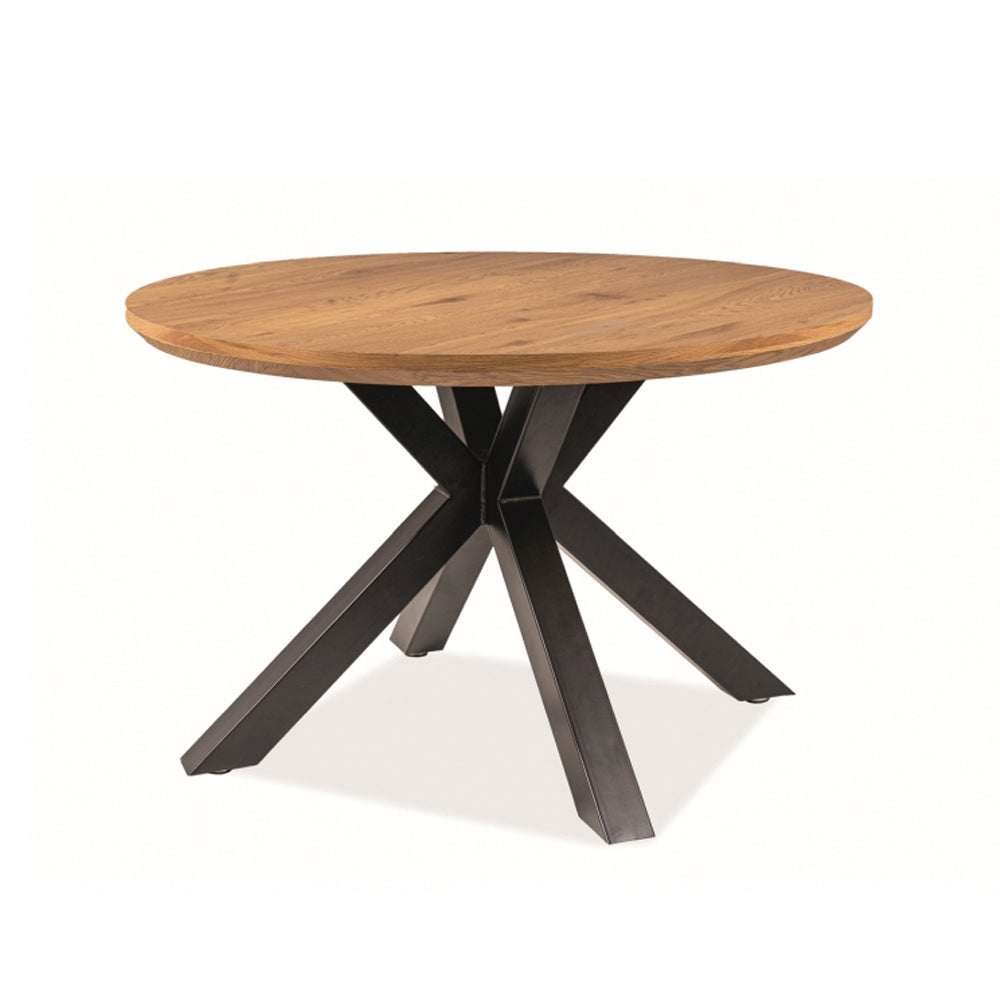 Table Nigel - placage chêne - 120 x 76 cm